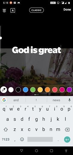 Color Wheel on Instagram Stories - Tweaklibrary