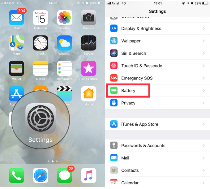 Know more about Battery of iOS