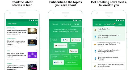 techcrunch - tech news apps