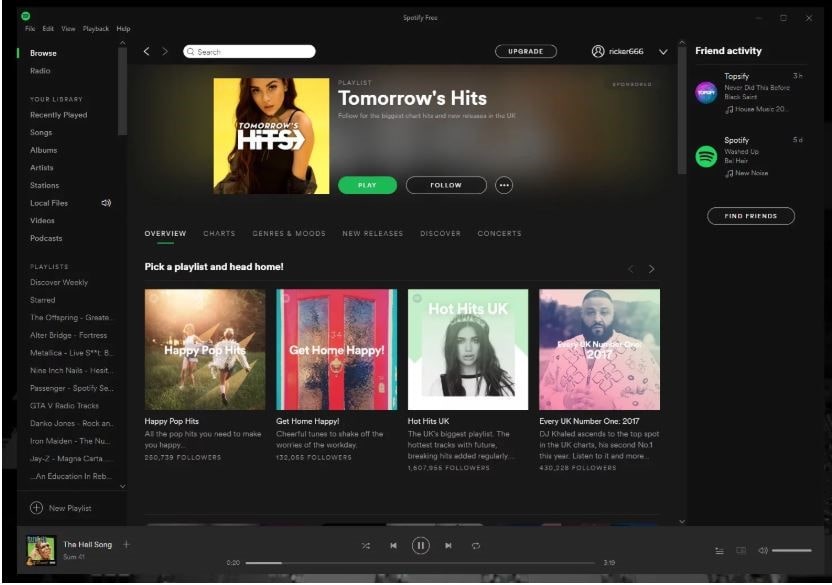 music player for win 10