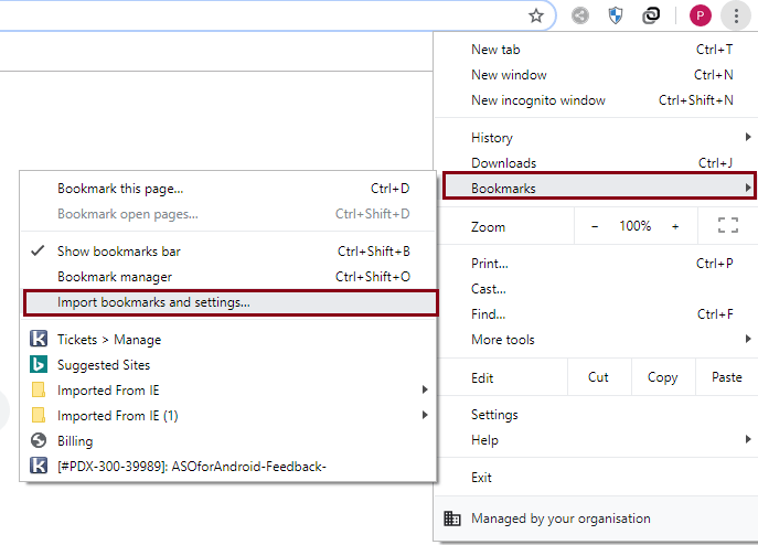 How to Export/Import Chrome Bookmarks