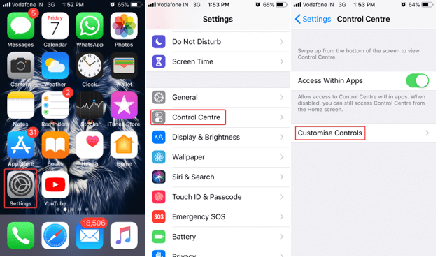 Enable Screen Recording Feature