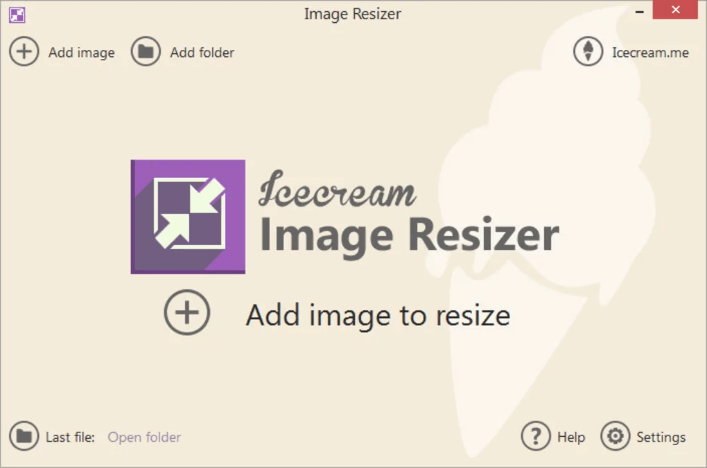 IceCream Image Resizer