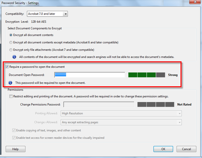 Password Protect PDF