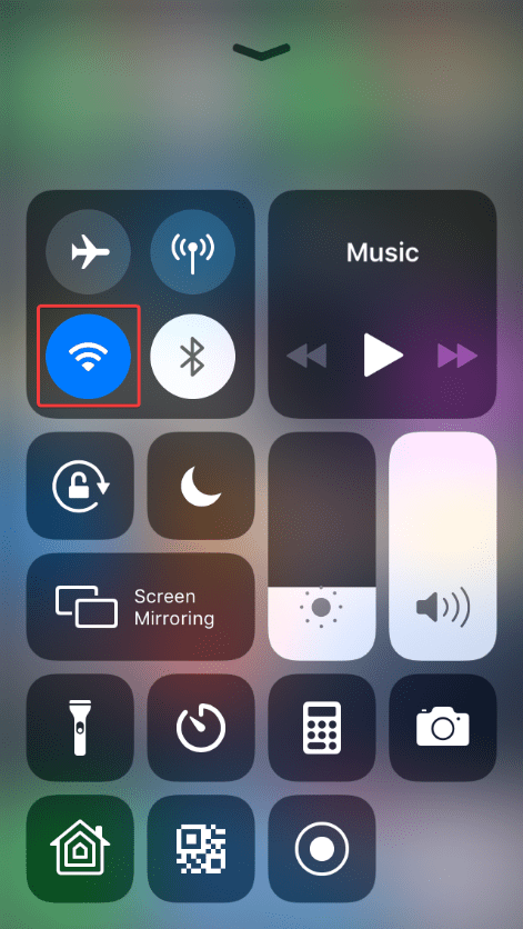 Use either Cellular Data or Wi-Fi