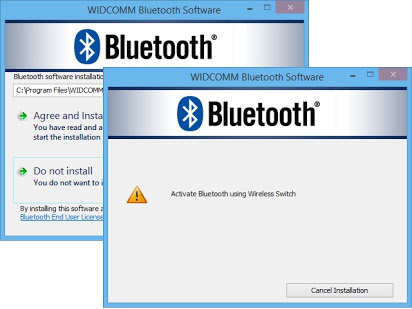 Widecomm bluetooth software