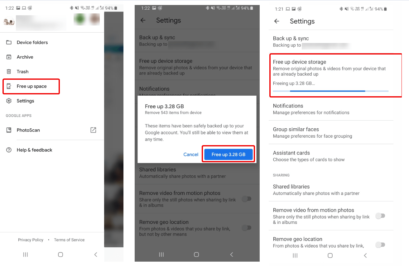 how to clean up your phone's photo library to free up space
