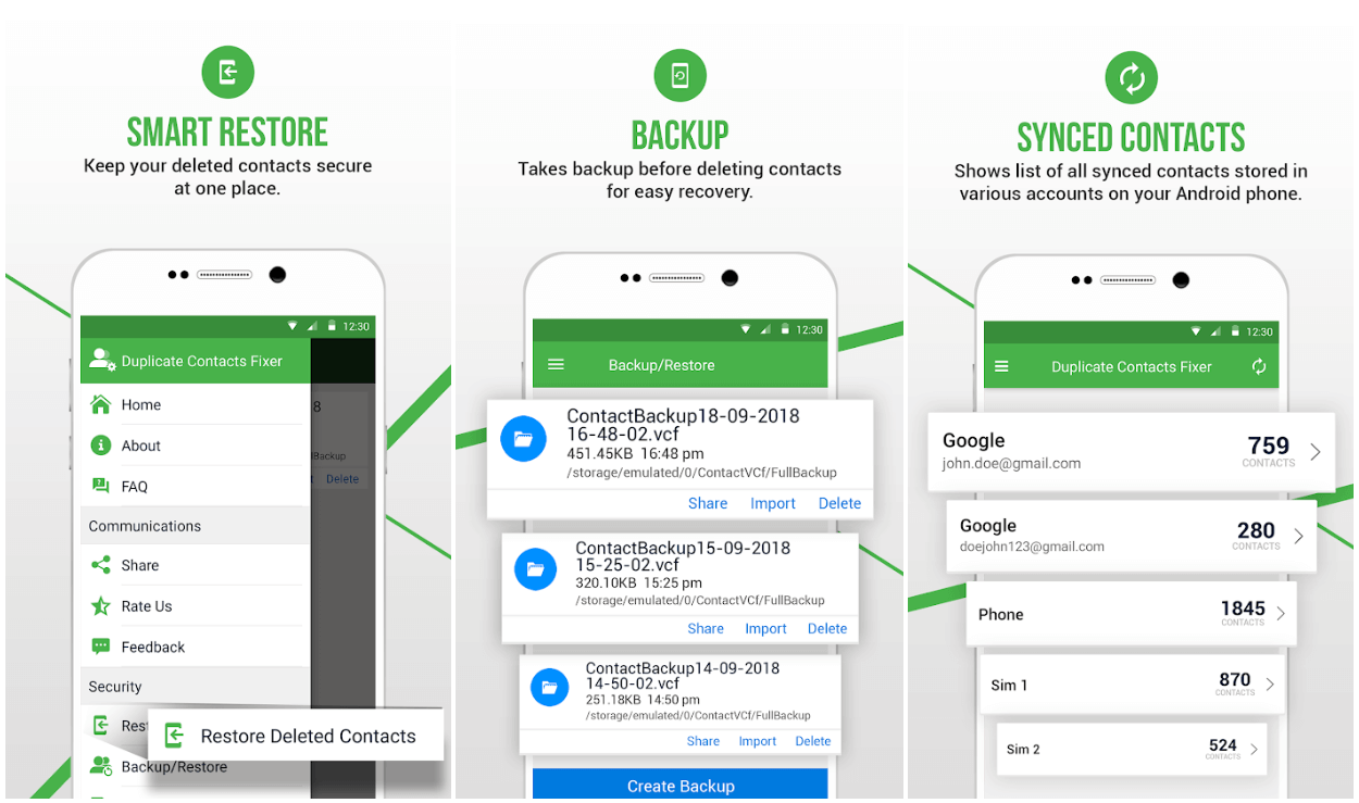 Duplicate Contacts Fixer and Remover- Android App