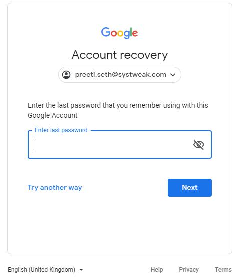 How to Recover Forgotten Gmail Password | Gmail Account Recovery