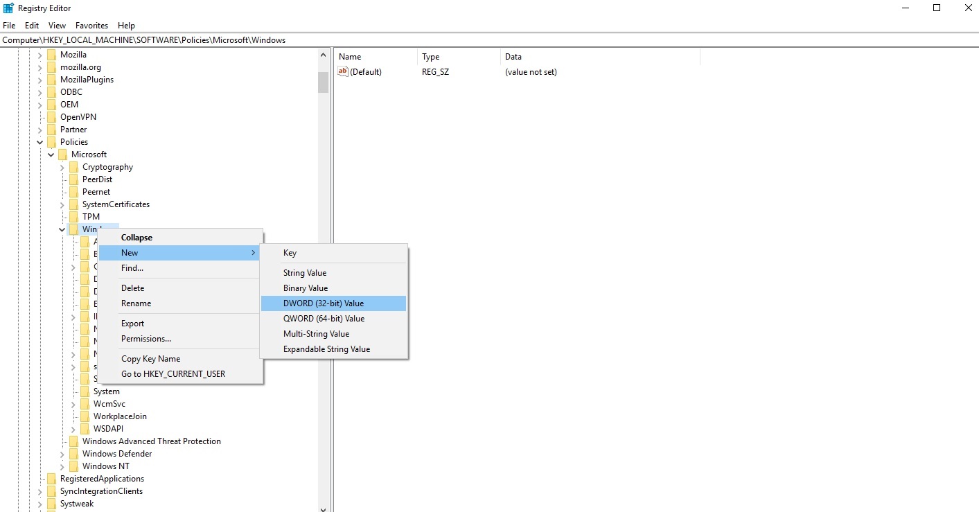 Windows Search_DWORD