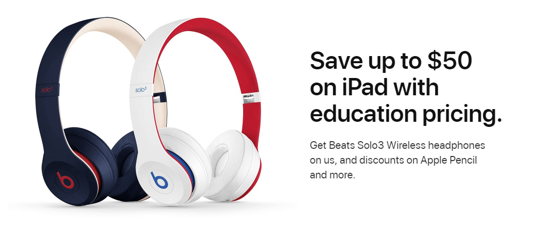 apple education discount beats