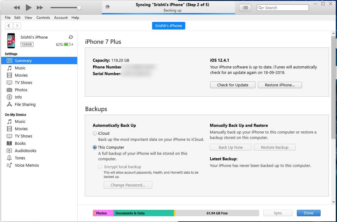 Find Deleted Messages On iPhone Using iTunes - recover deleted messages on iphone