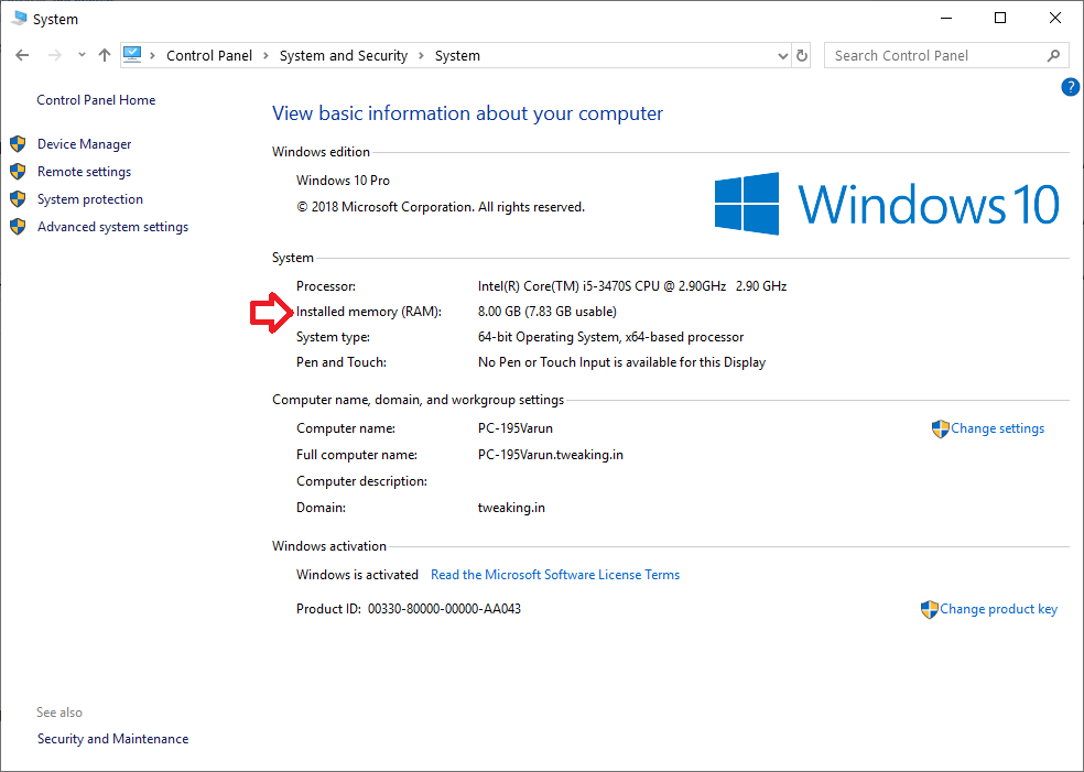 How To Check RAM On Windows 10 PC?