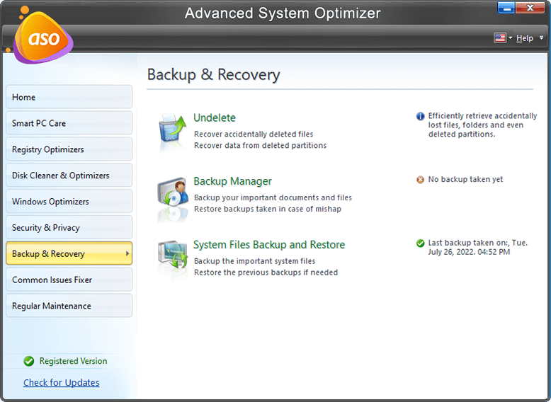 backup and recovery