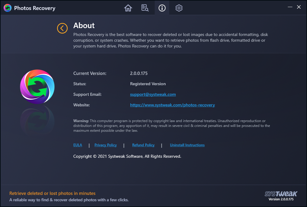 Photos Recovery software
