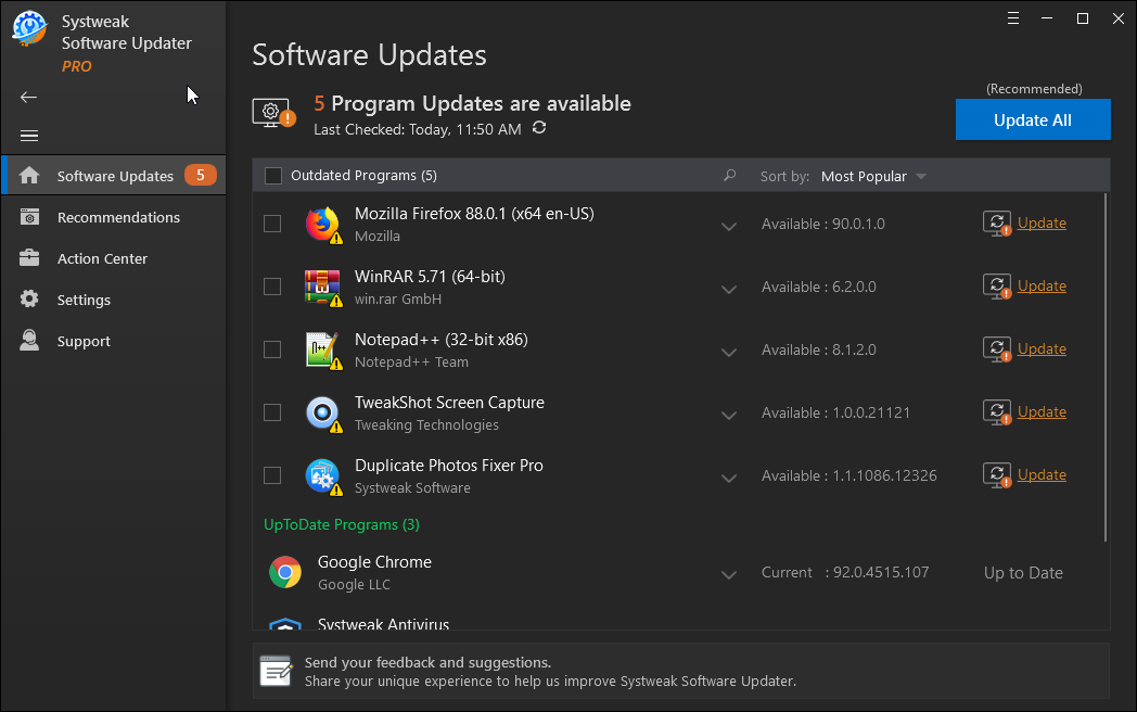 how to download a software update
