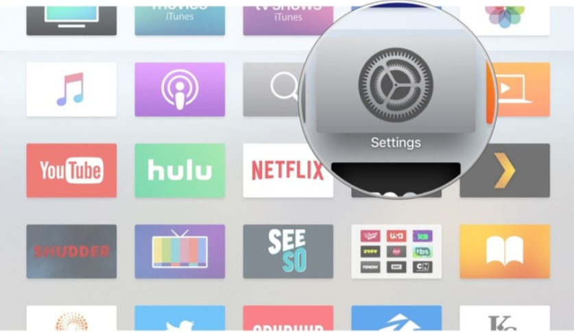 apple tv settings