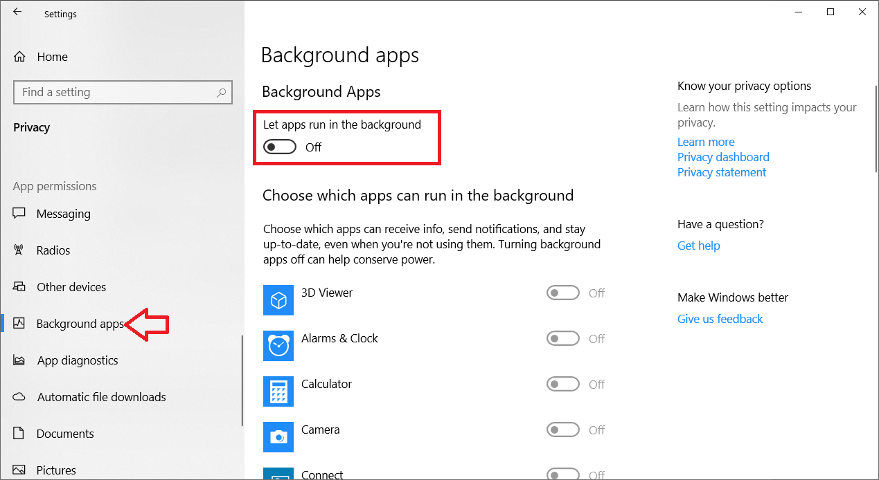How To Stop Apps From Running In The Background in Windows 10