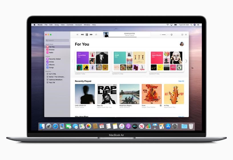 MacOS Catalina features