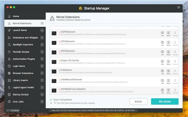 macos startup manager