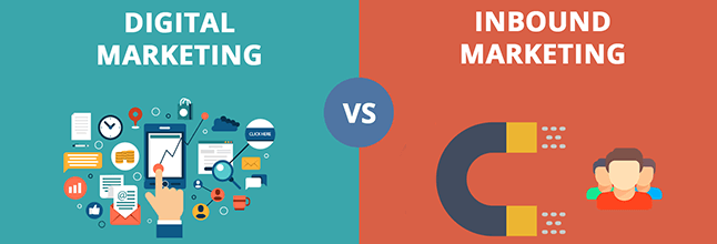 difference between digital marketing and inbound marketing