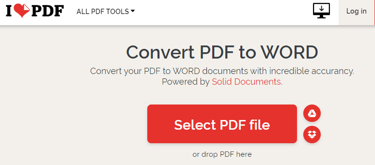 convert file from pdf to word free online