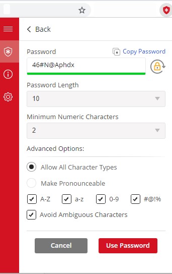 random password generator 16 characters