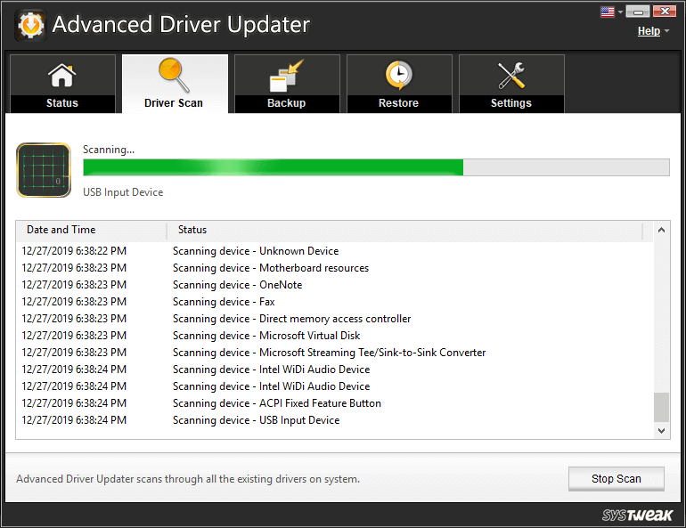 windows update icon missing