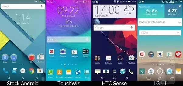 Stock Android mobiles