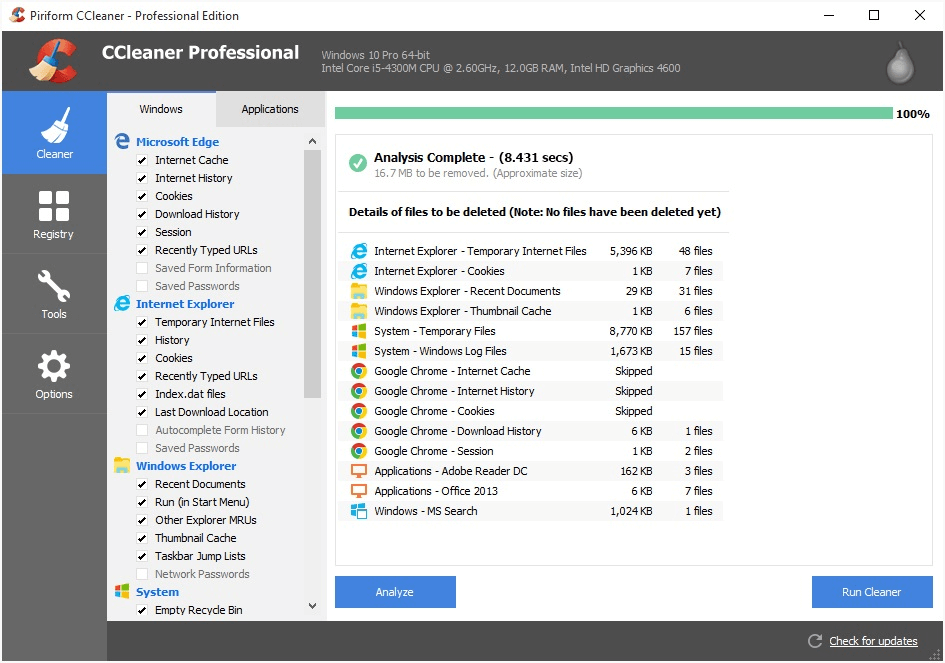 cleaner software for pc