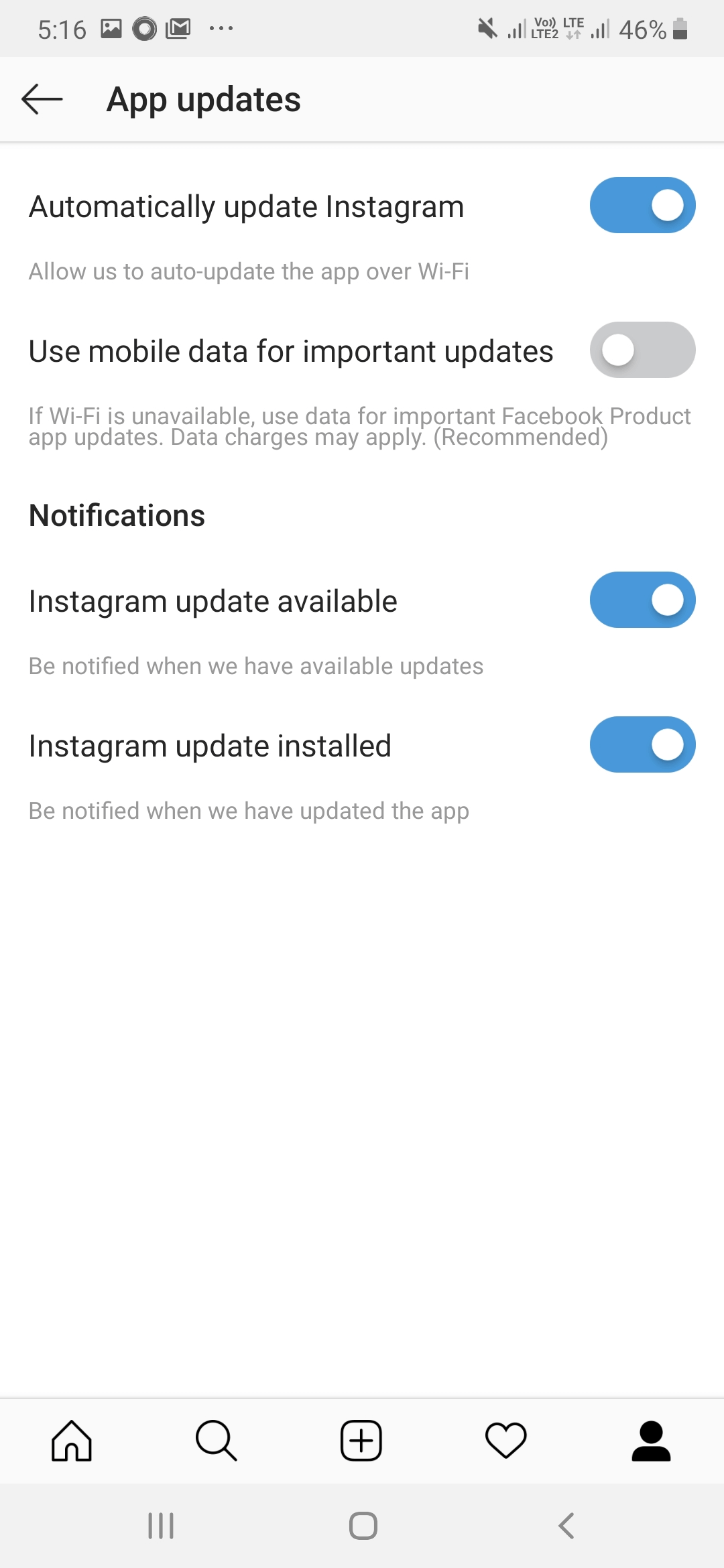 instagram not loading