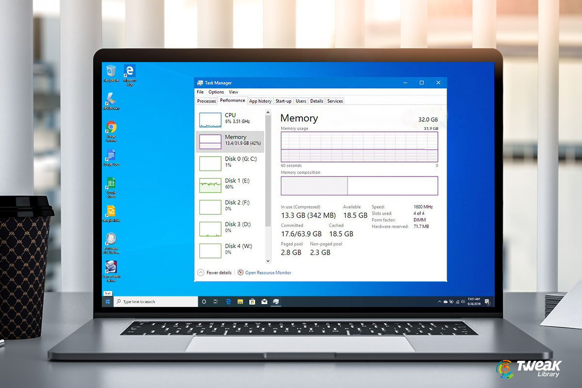 Ram Monitor Win 10 Quick Ways To See System Memory Ram Size In Windows 107