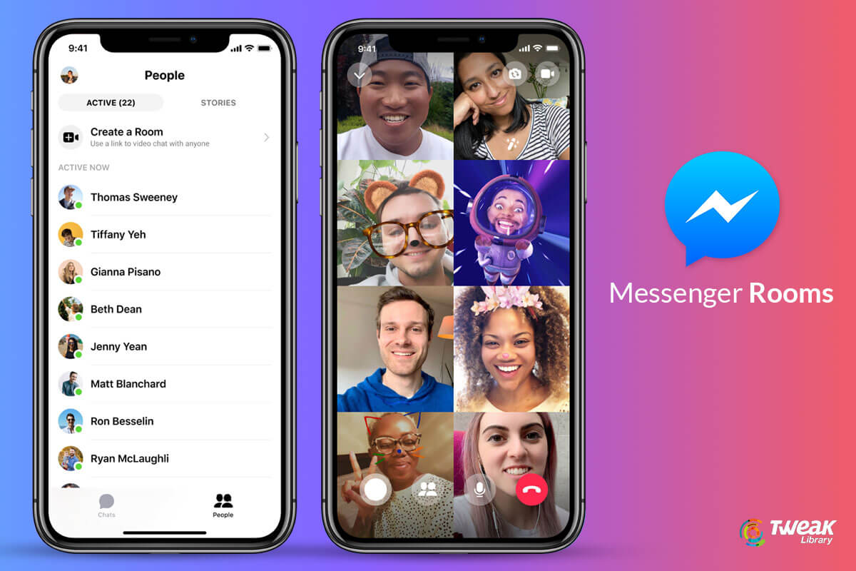 how to facebook messenger rooms