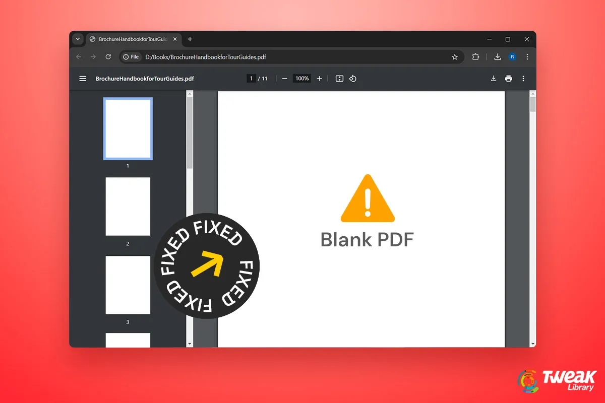 Blank PDF – Problem or An Opportunity? Here How To Fix It