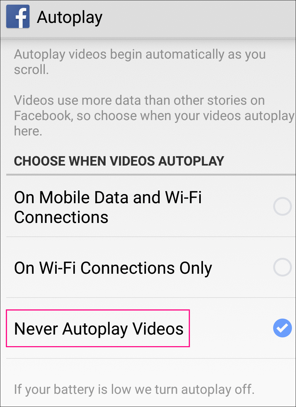 Video autoplay. Приложения Facebook app отключить. Autoplay Videos.